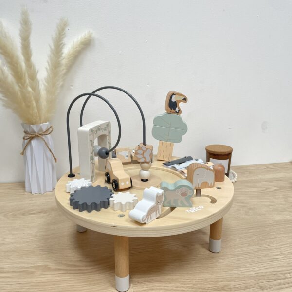 Table d'activité bébé en bois – Image 4