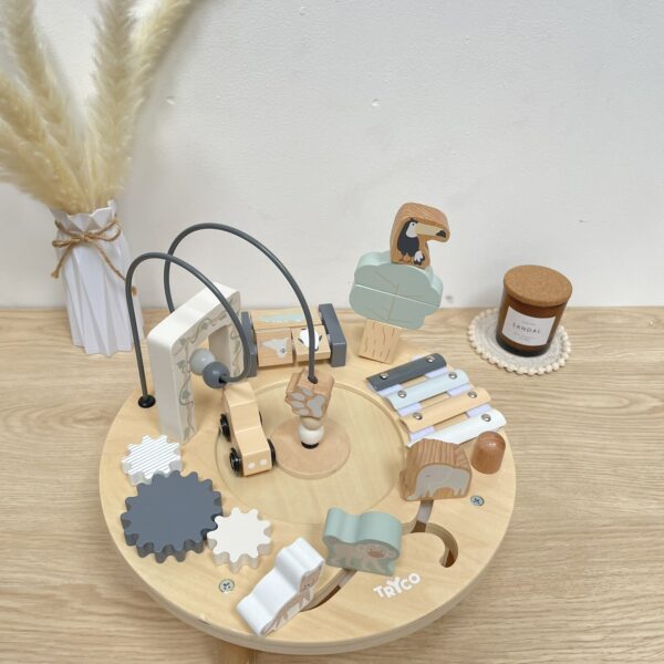 Table d'activité bébé en bois – Image 5