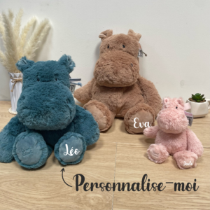 hippopotame personnalisé ensemble