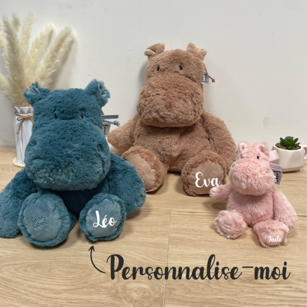 hippopotame personnalisé ensemble