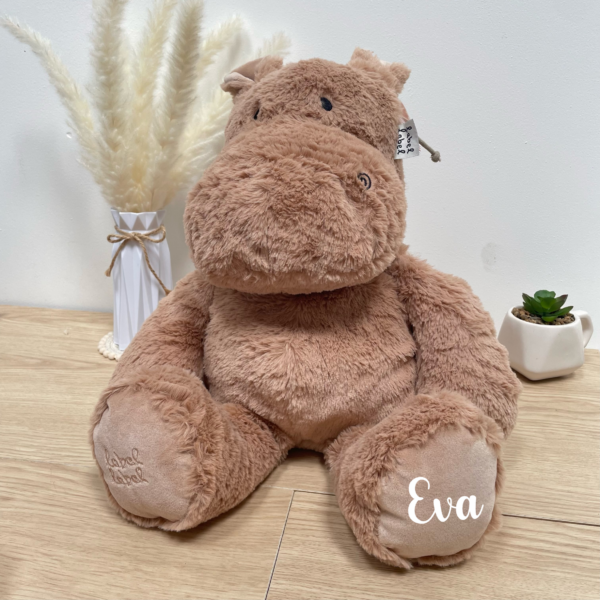 Peluche Personnalisée Hippopotame- 3 tailles – Image 3