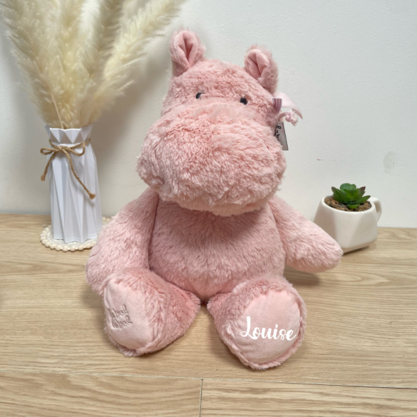 Peluche Personnalisée Hippopotame- 3 tailles – Image 2