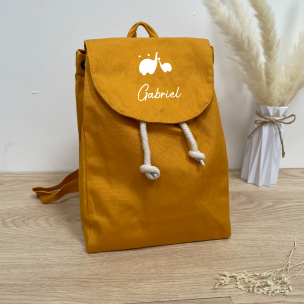 Sac à dos personnalisé enfant à cordes - Motif – Image 5
