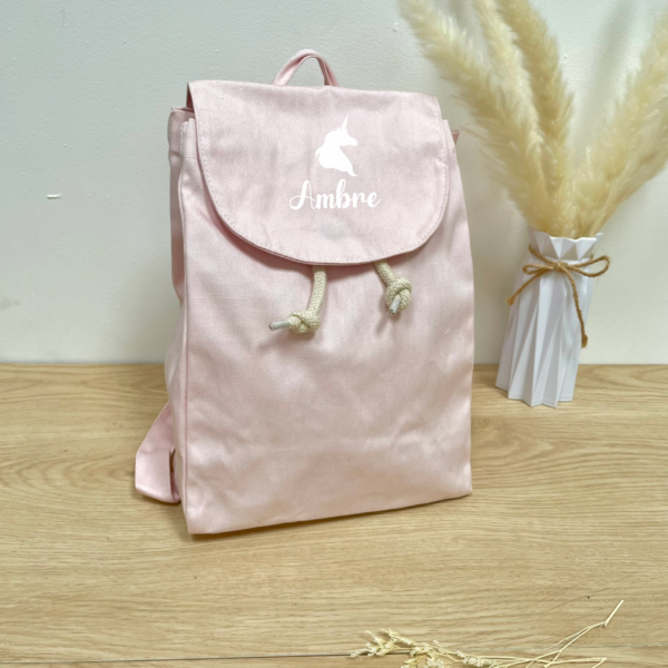 Sac à dos personnalisé enfant à cordes - Motif – Image 4