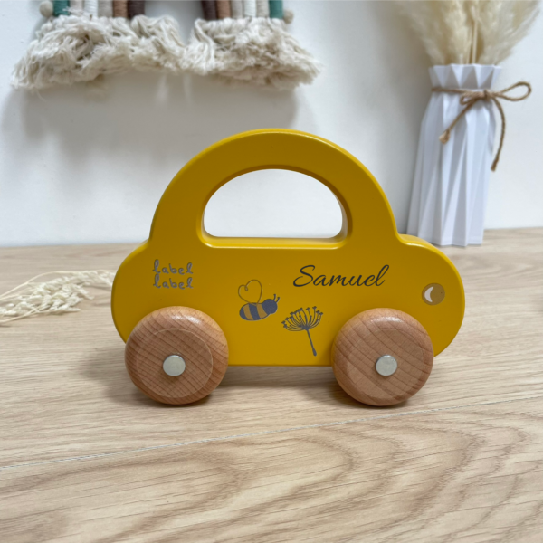 Petite voiture personnalisé bébé avec yeux  – Image 4