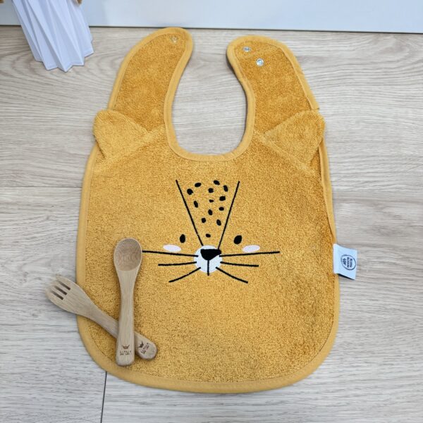 bavoir leopard