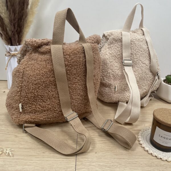 Sac à dos enfant personnalisé Prénom Brodé Bouclette – Image 2