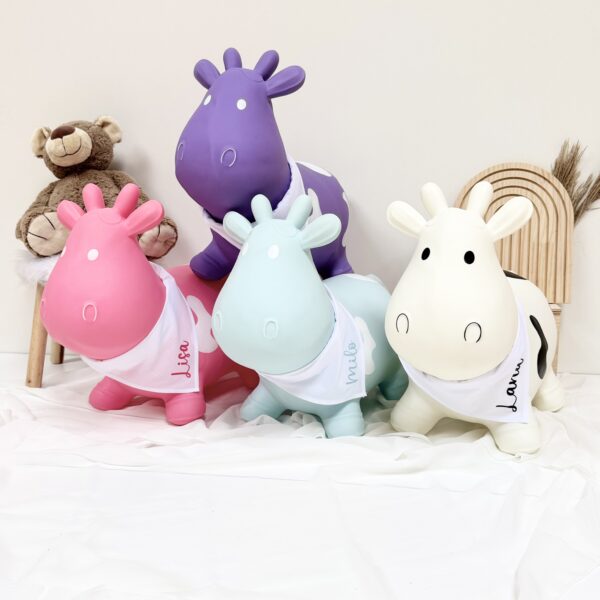 Vache ballon sauteur personnalisée - cadeau enfant – Image 9