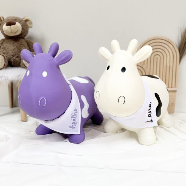 Vache ballon sauteur personnalisée - cadeau enfant – Image 4