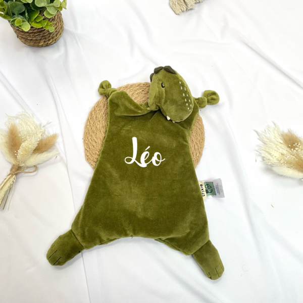 Doudou personnalisé animal plat bi matière – Image 2