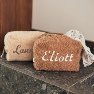 Trousse bouclette brodé