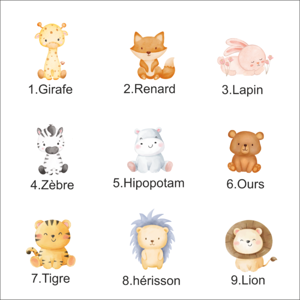 Mug enfant personnalisé animaux – Image 2