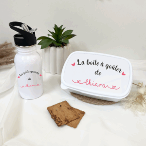 Boîte à gouter garderie, école, lunchbox voyage