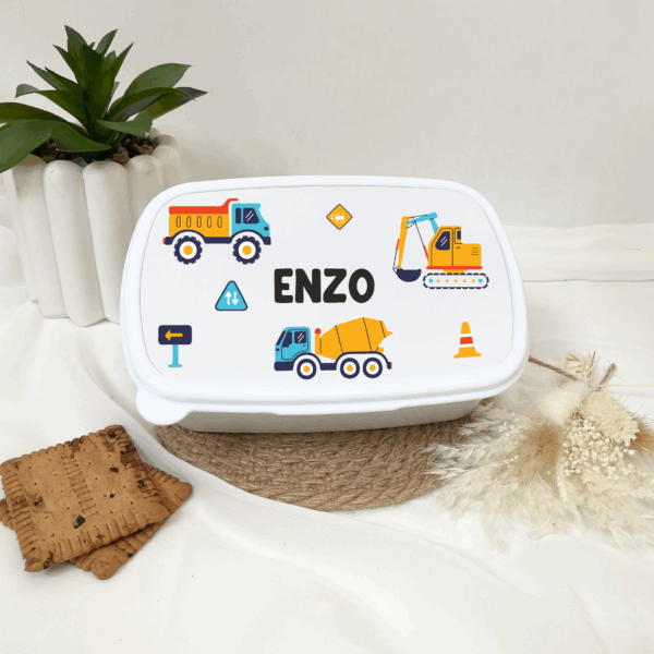 boîte à repas personnalisé pour enfant, accessoire enfant chez nounou