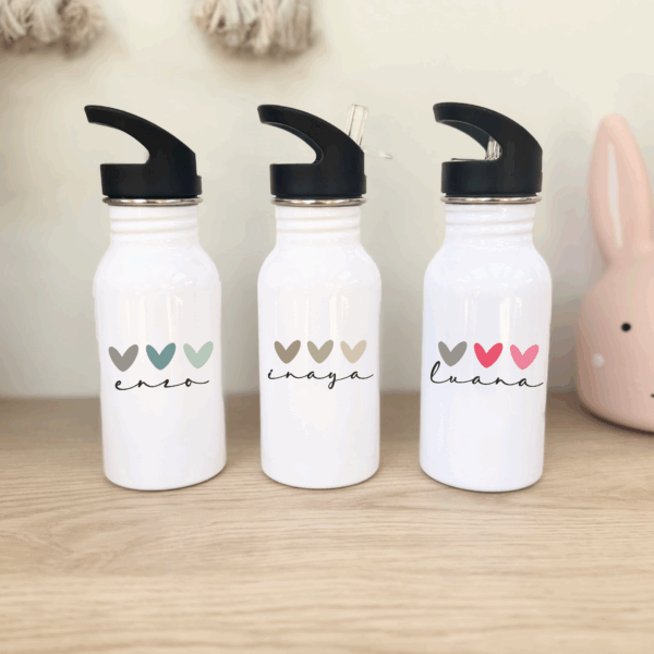 Gourde personnalisé, crèche, idée cadeau personnalisé, gourde enfants