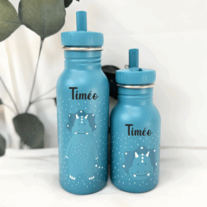 gourd garçon école, gourde personnalisé, cadeau enfant