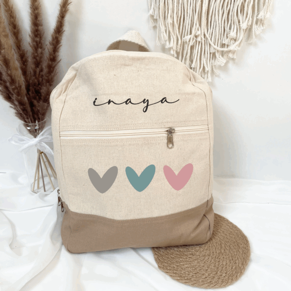 sac d'école personnalisé, rentrée scolaire, cadeau personnalisé, sac enfant