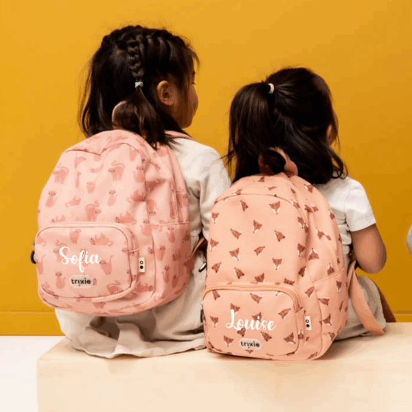 sac d'école enfant personnalisé, sac avec prénom