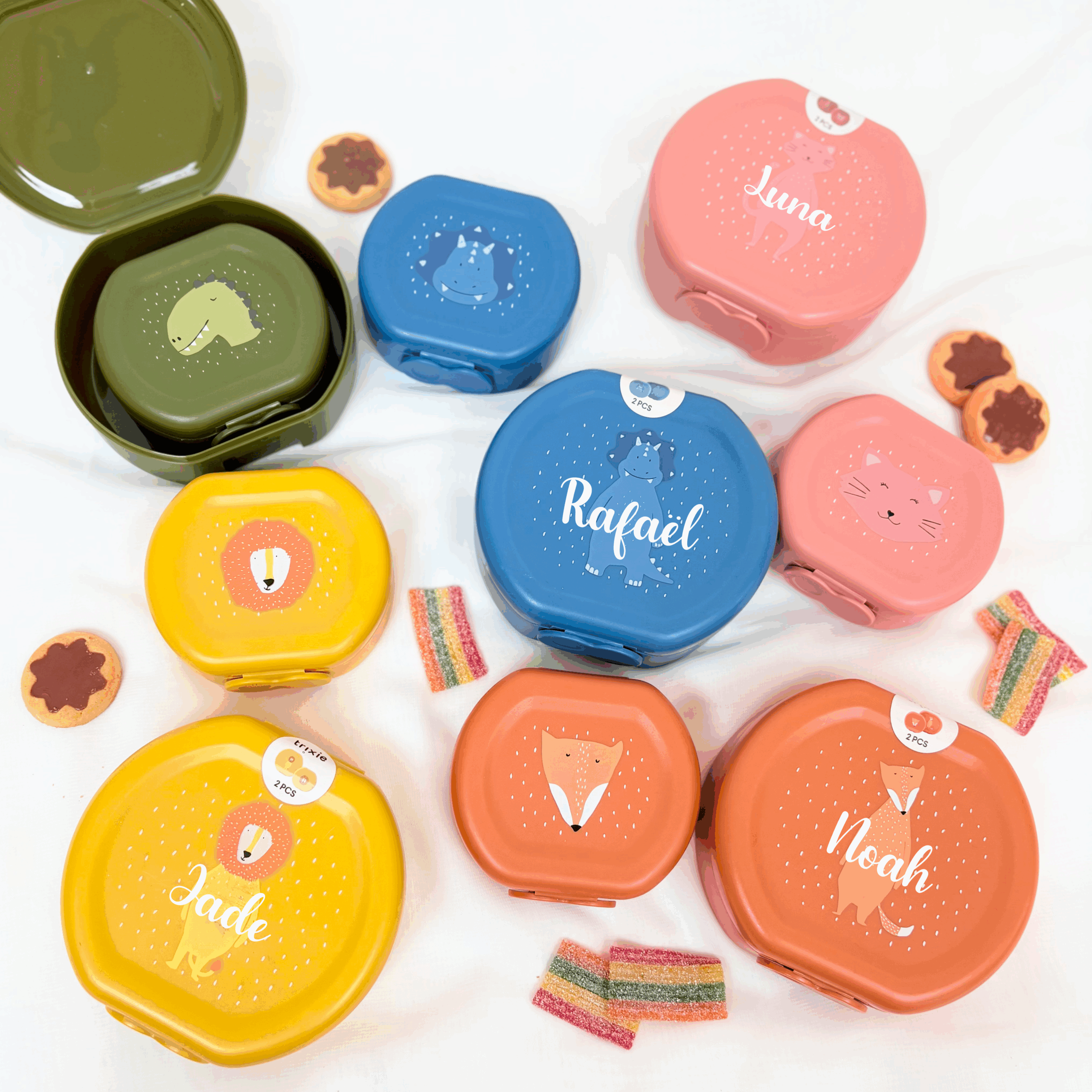 Boîte à gouter enfant personnalisé avec prénom, idée cadeau enfant
