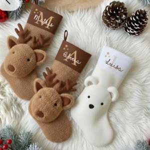 chaussette de noel personnalisé prénom