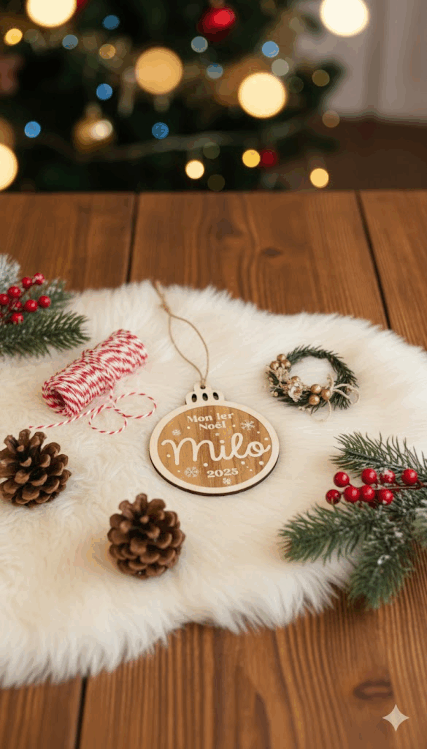 boule enfant 1er noël