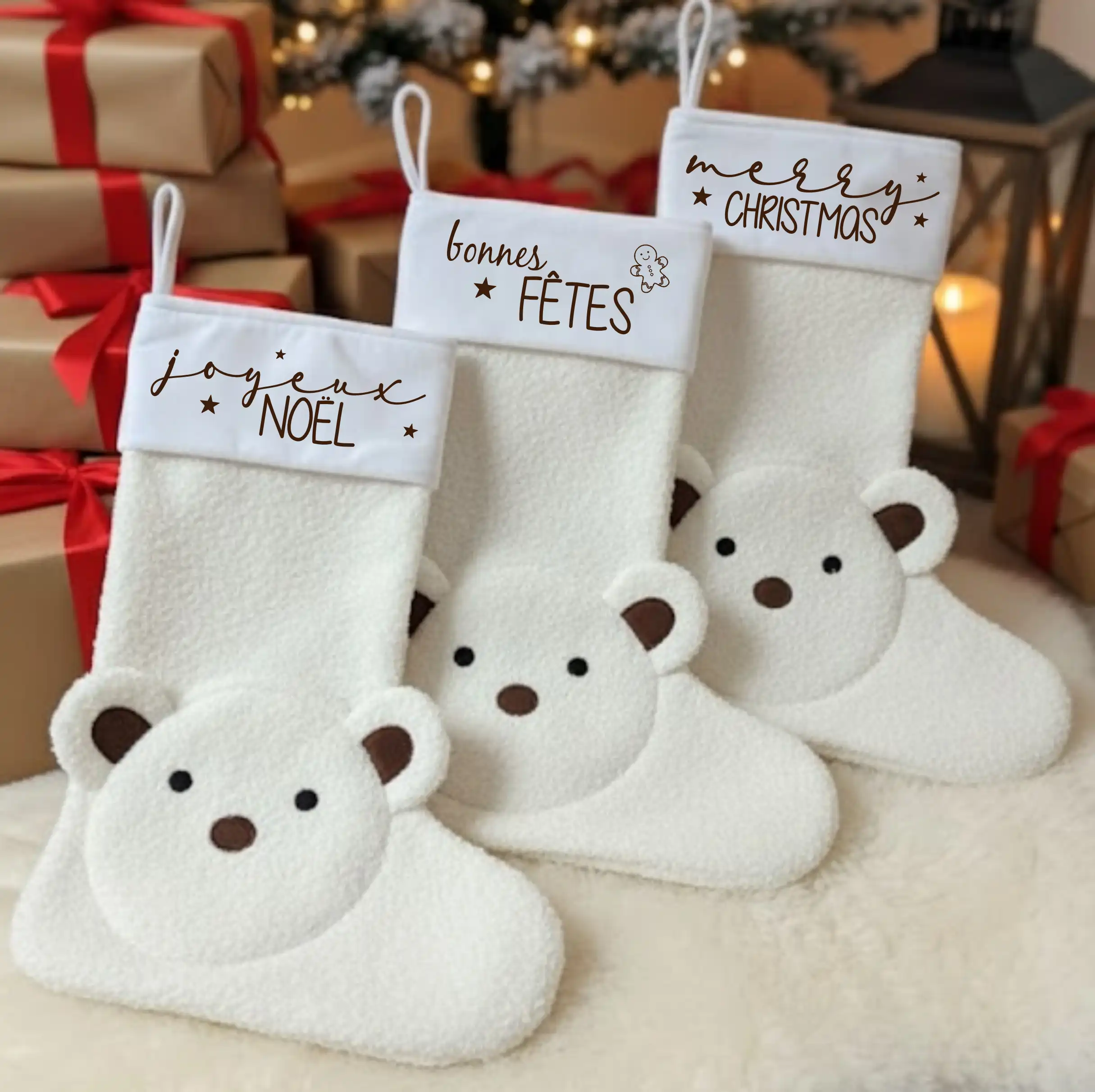 Chaussette de Noël personnalisée