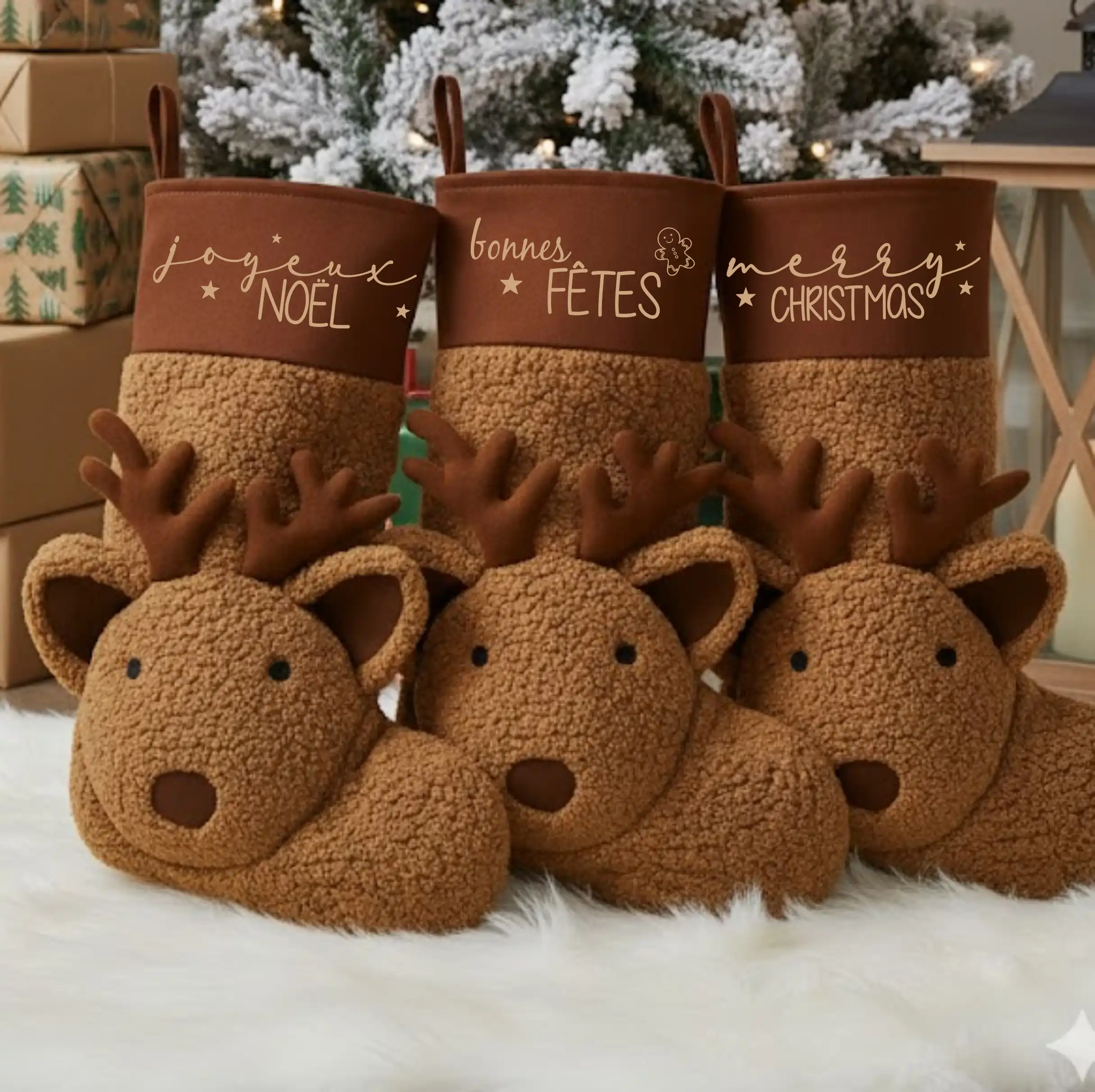 Chaussette de Noël personnalisée enfant