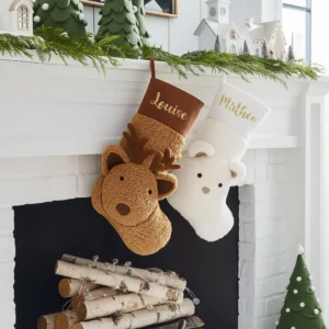 chaussette de noël enfant personnalisé prénom